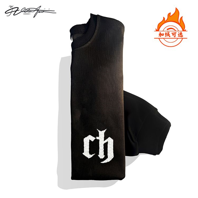 【刺绣】平常心威姆斯百分大战获胜同款刺绣圆领卫衣长袖打底