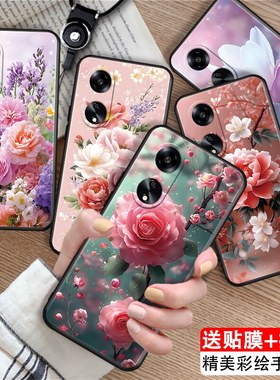 luckrider适用于oppoa15g手机壳PHS110防摔5G软胶oopoα1女神0pp0Al花卉0ppoA1保护套欧珀a1春日PHS1l0新款ph