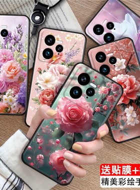 luckrider适用于realmegt7pro手机壳rmx5010保护套软6.78寸浪漫玫瑰oppo唯美意境realmegt7pro热卖款0pop高颜