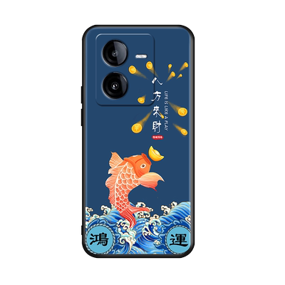luckrider适用于iqooz8x手机壳iqooz8x中国风ioqoz8x网红ipooz8x保护套vovoiqqoz8x防摔。爱酷z8×简约文字风