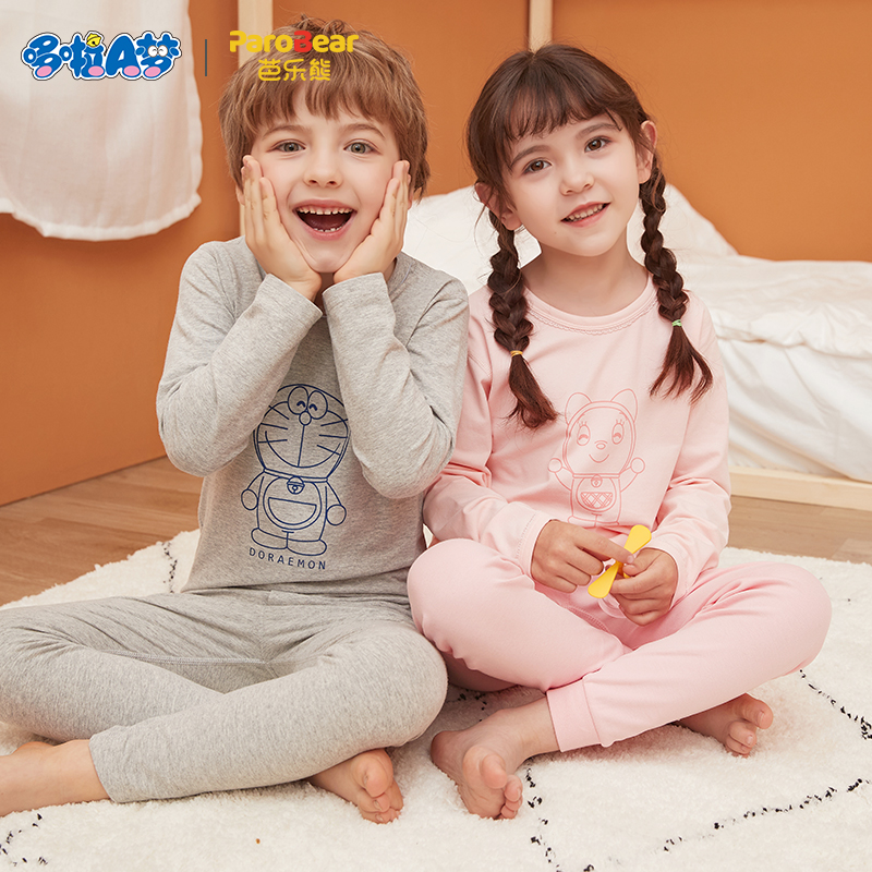 哆啦a梦秋季薄款打底衫儿童内衣