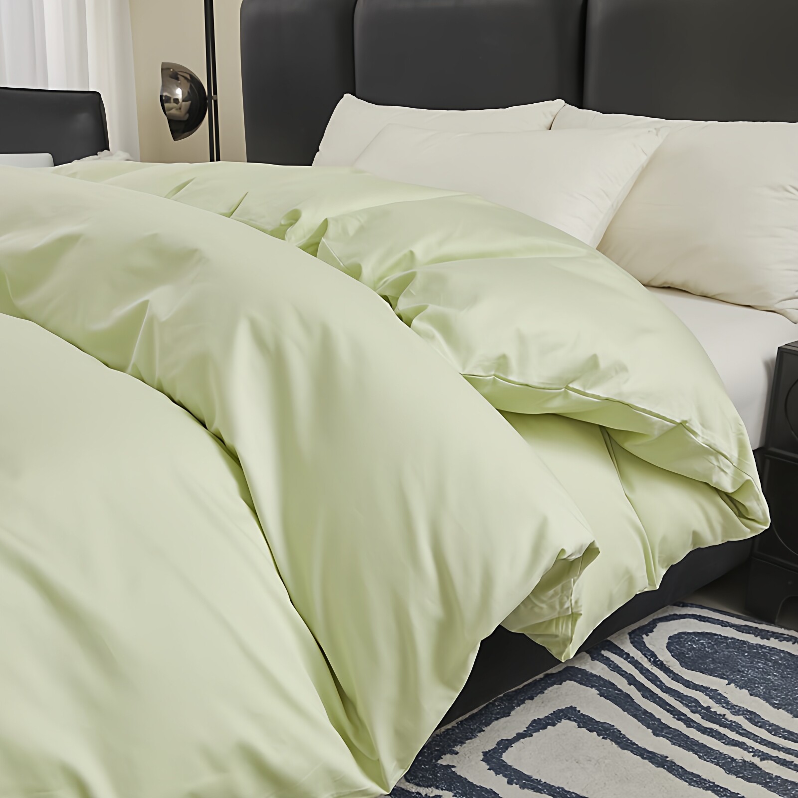 40支斜纹全棉素色精梳棉被套单品单件2米2.3米被罩单人纯色加大床