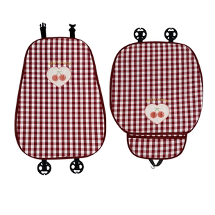 2025新款简约汽车坐垫四季棉麻半包座椅套后排单片通用座垫女神款