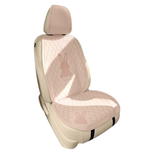 新款汽车坐垫夏季翻毛皮透气半包座椅套网红女士四季通用座垫