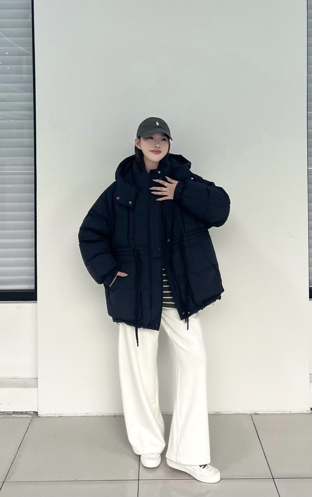 Hooded Winter Down Jacket Lily 71072 Korean Style - Taobao product photo 2
