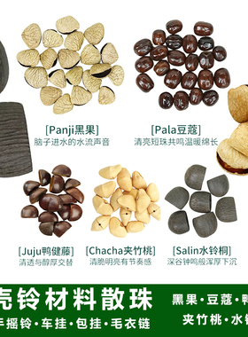 天然果壳DIY摇铃材料包