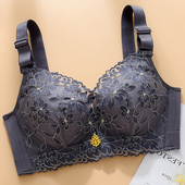 刺绣内衣女小胸聚拢上托厚款 收副乳加厚显大调整型胸罩无钢圈文胸