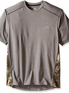 专业仿生迷彩官方出品 Realtree 男 高性能 弹力速干 快干短袖T恤