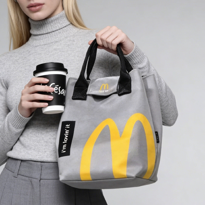 弥与带饭包日式韩版环保新款搭扣布收纳袋午餐便当饭盒袋手提拎包,收纳整理,饭盒袋,淘宝优惠券,粉丝福利购,淘宝优惠卷