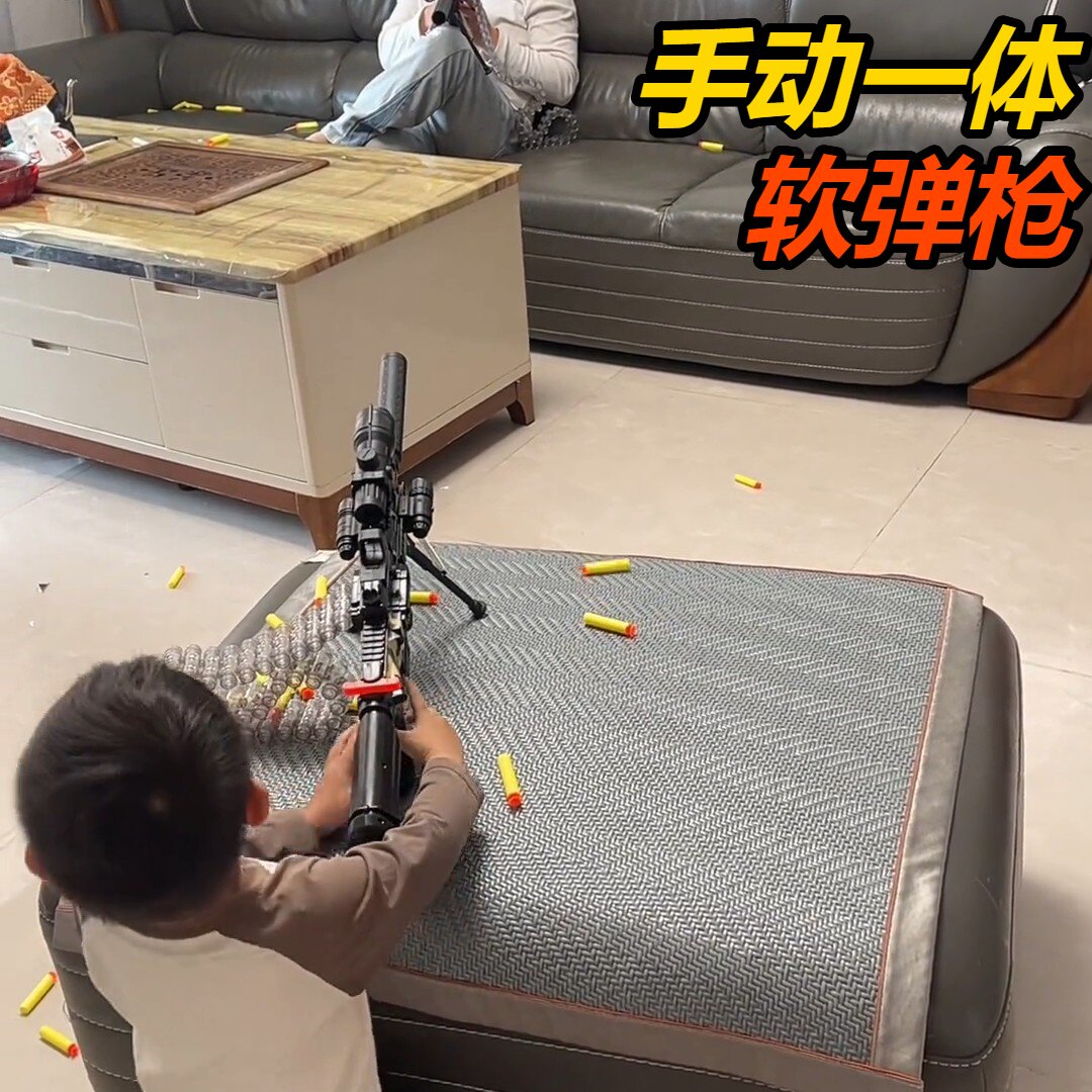 热卖m416软弹枪电动连发儿童枪男孩仿真软蛋枪狙击机关突击步抢