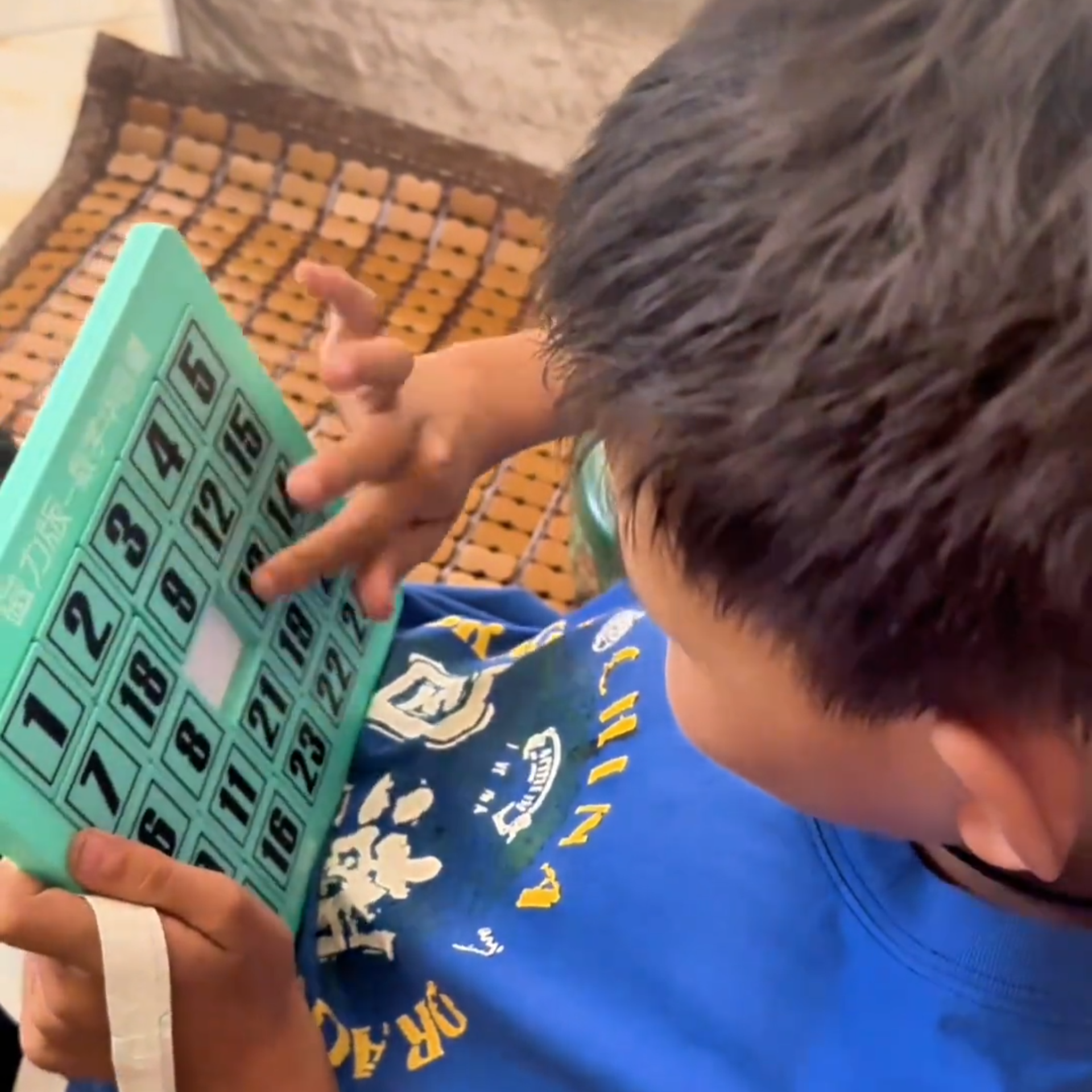 数字华容道儿童磁力三国滑动拼图小学生比赛专用九宫格幼儿益智