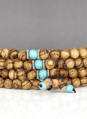 越南沉香木男女款文玩佛珠手链