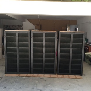 工业风复古铁艺铁皮鞋 边柜 柜鞋 架玄关柜置物柜工具柜多层落地式