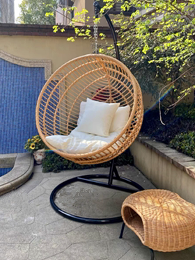 民宿风吊椅ins吊篮室内阳台户外懒人摇篮椅客栈悬挂家用秋千吊床