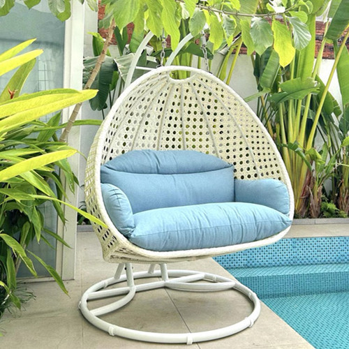 吊篮藤椅阳台秋千户外双人吊椅摇篮椅室内吊床家用吊兰懒人椅摇椅