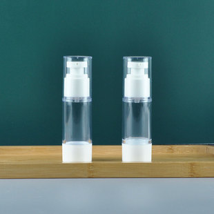 透明真空瓶旅行便携分装瓶超细喷雾瓶护肤乳液化妆按压空瓶小喷壶