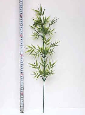 中式复古仿真竹枝室内地面摆件