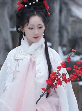 梅花真花枝舞蹈道具古风摄影拍照假花汉服手持中式家居装饰摆件