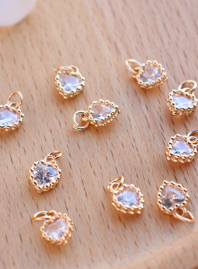 diy14k包金造型7*9mm保色手链