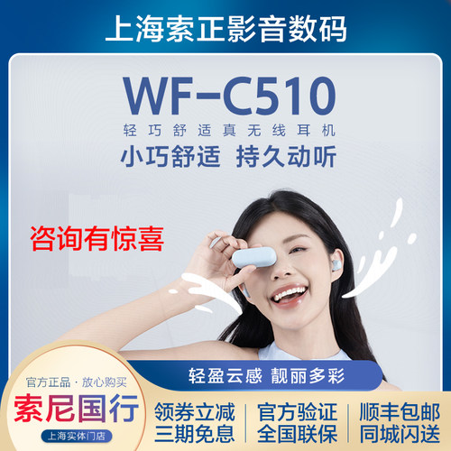 sony/索尼WF-C510真无线蓝牙耳机