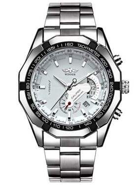 欧美WINNER男士机械表自动新概念手表男大表盘日历