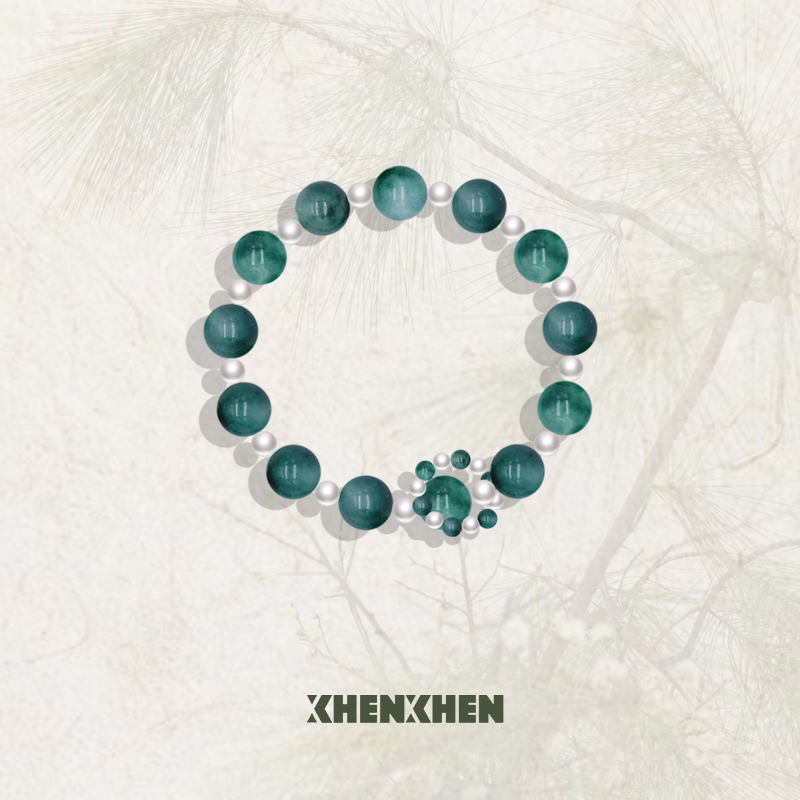 xhen「崧」天然石手串秋韵