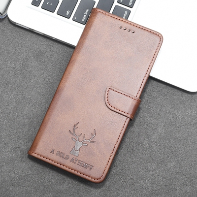 鹿头适用荣耀400lite手机壳皮套