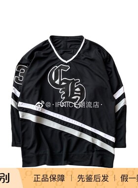 Chrome Hearts 克罗心 十字架银饰冰球服 球衣 长袖Tee