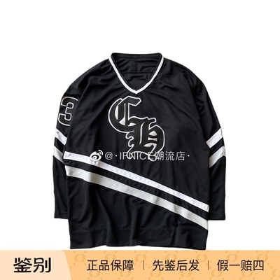 Chrome Hearts 克罗心 十字架银饰冰球服 球衣 长袖Tee