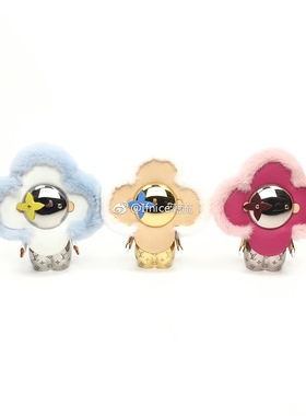 lv摆件太阳花金属mini玩偶公仔