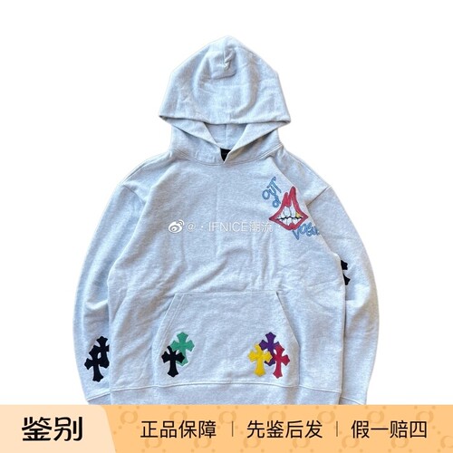 CHROMEHEARTS克罗彩皮涂鸦帽衫