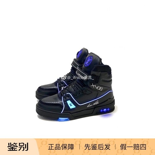 现货louisledtrainer发光鞋