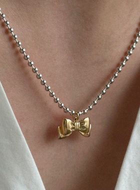 一枝橘铜女甜美项链日系