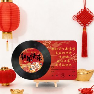 新年装 旦商场店铺柜台马年会主题活动打卡氛围布置 饰品桌面摆件元