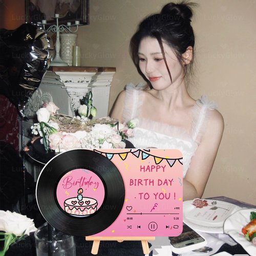 餐厅生日快乐桌面摆件氛围感布置