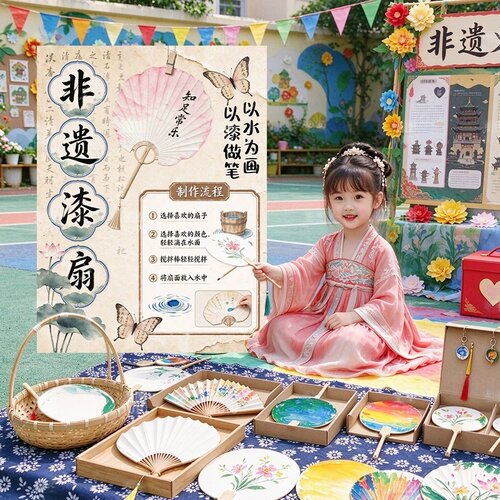 幼儿园集市摊位KT板立牌儿童跳蚤市场迎宾牌地垫爱心义卖活动布置