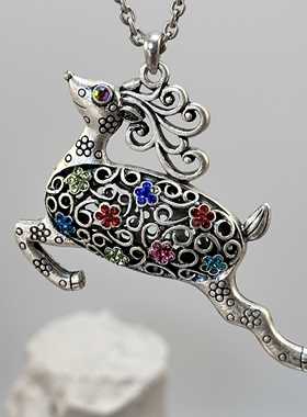 民族风简约长款气质小众欧美饰品