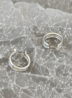 日韩时尚个性轻奢气质简约干练ol高级感小众设计女耳环冷淡风耳饰