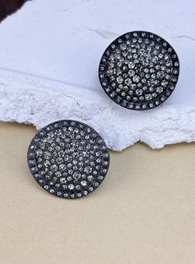 品牌孤品欧美复古夸张耳夹女气质高级感轻奢宫廷重工个性耳钉耳饰