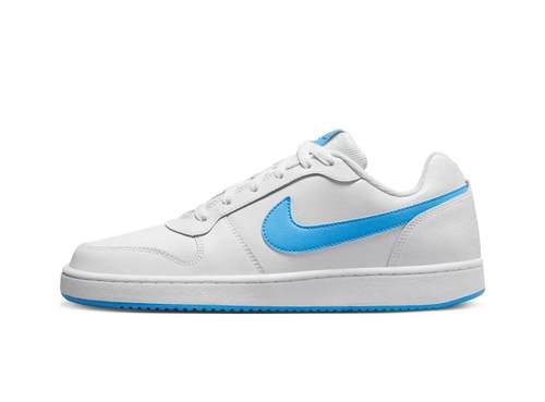 Nike EBERNON 防滑耐磨 男款白蓝低帮板鞋AQ1775-102