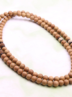 枣木念珠108颗项链男女通用