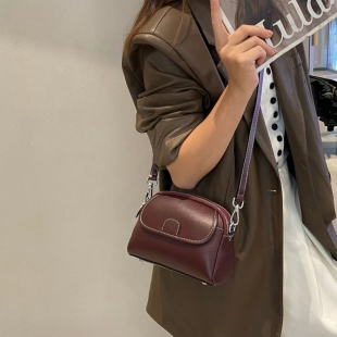 女士真皮斜挎包2025新款 手机包女百搭单肩斜挎包斜挎女潮 时尚 爆款