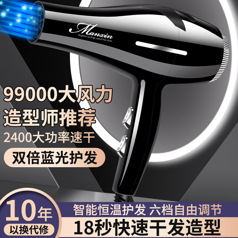 德国吹风机家用理发店大功率发廊大风力发型师专用电吹风蓝光护发