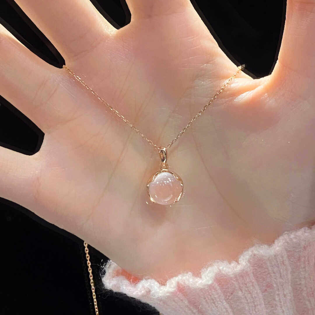 小众轻奢甜美高级感水晶项链