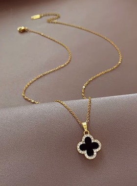 2026年新款高级感小众四叶草项链