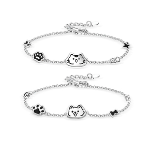 猫狗日记情侣手链轻奢百搭高级感学生党送女友生日情人节礼物实用