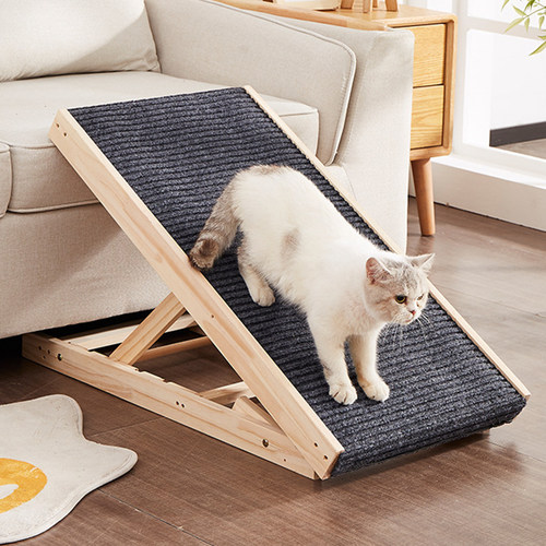 实木宠物楼梯稳固耐磨防滑可折叠