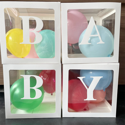 新年快乐气球盒子派对婚礼摆件