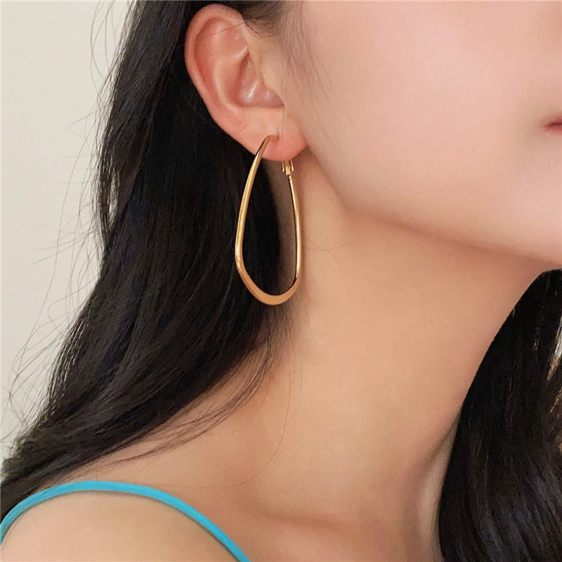 MEIYIJEJORY欧美黄铜女夸张耳环