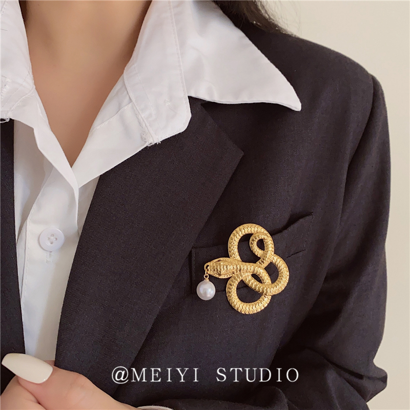 MEIYIJEJORY日韩合金珍珠女胸针